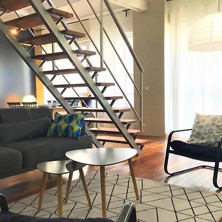 Loft Hyper Centre 6 Pers Avec Parking Apartment