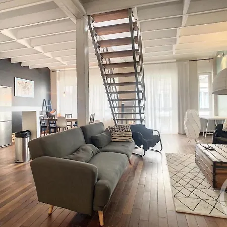 Loft Hyper Centre 6 Pers Avec Parking Apartment *